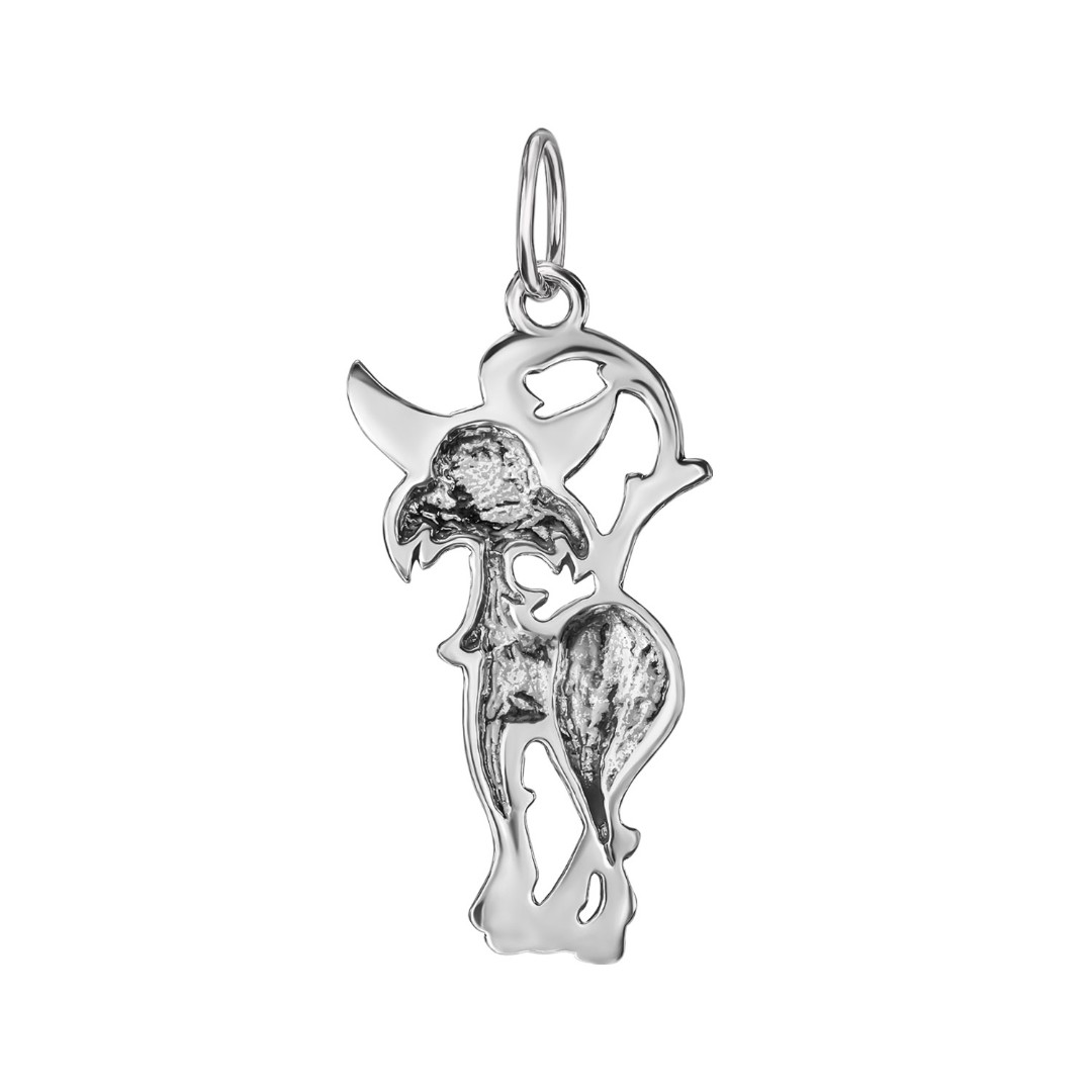 Серебряная подвеска подвеска,амулет,Оберег,Талисман,Кулон,Тотем,Серебро,с вставкой Без вставок,РОССИЯ