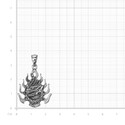 Серебряная подвеска  подвеска,амулет,Оберег,Талисман,Кулон,Тотем,Серебро,с вставкой Без вставок,РОССИЯ