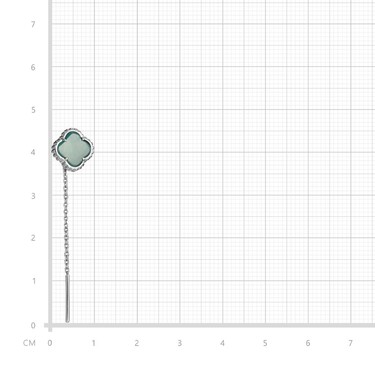 Серебряные серьги Клевер / Четырехлистник с Натуральным зеленым Агатом 8мм, протяжка, платирование