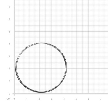 Женские серебряные серьги Кольца / Конго / Круглые, диаметр 4 см
