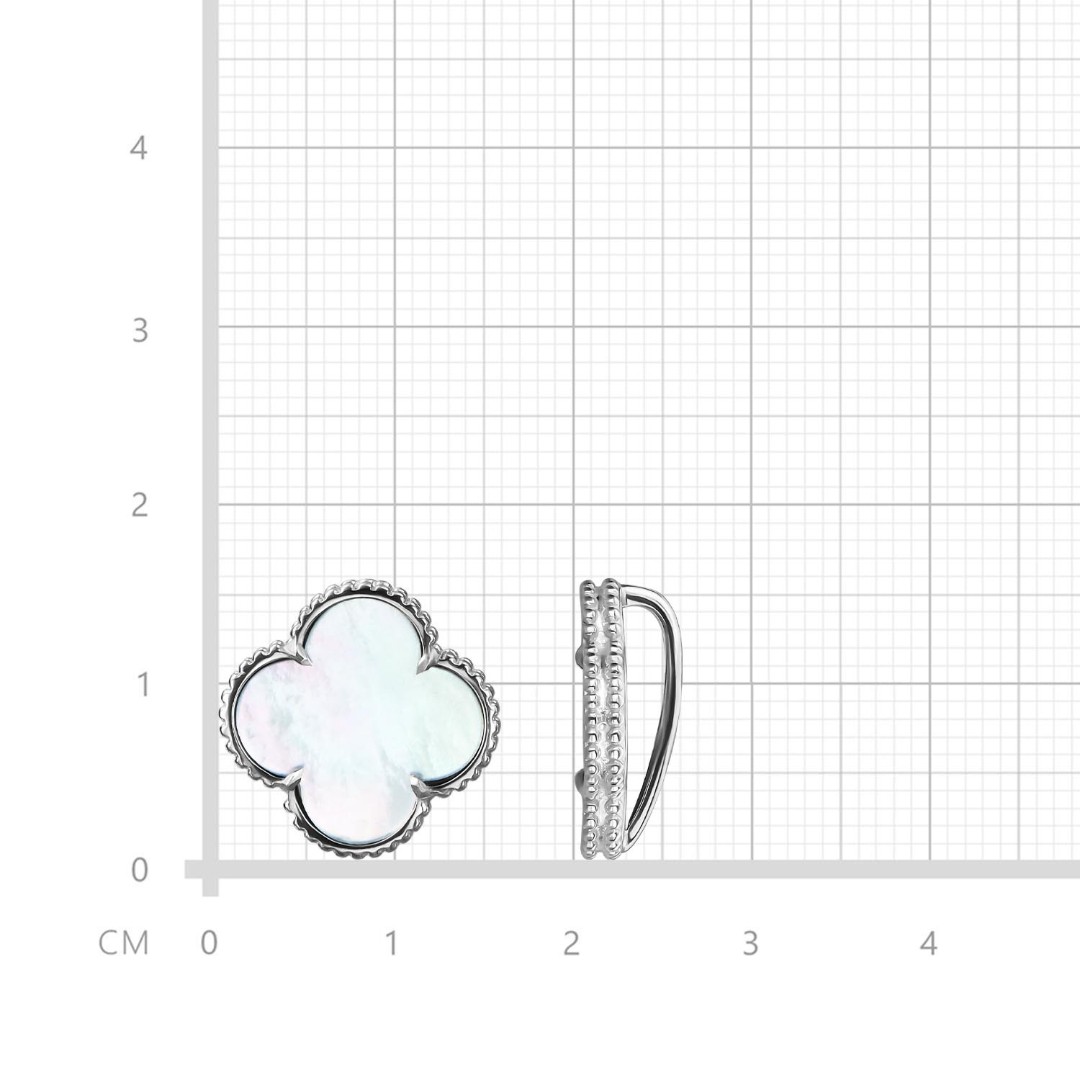 Серебряная подвеска Подвеска,Серебро,с вставкой Перламутр натуральный Серый цвета,РОССИЯ