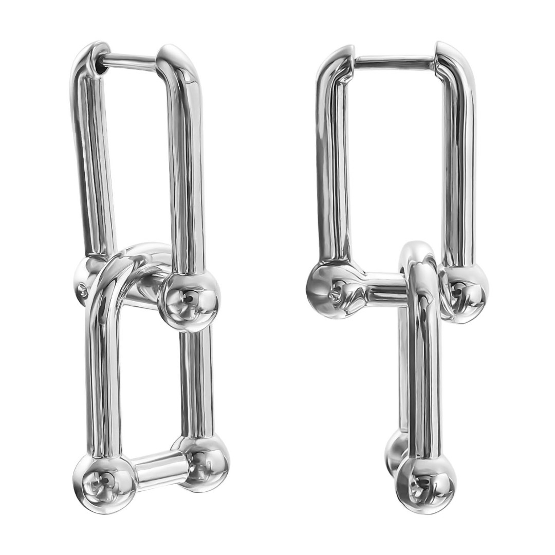 Серебряные серьги  Серьги,Длинные серьги,Серебро,с вставкой Без вставок,с замком Английский,РОССИЯ