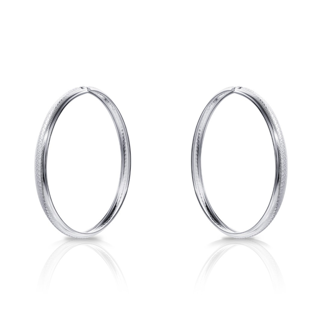 Серьги,Серебро,с вставкой Без вставок,с замком Кольцо,Конго,РОССИЯ