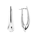 Серьги,Серебро,с вставкой Без вставок,с замком Скоба,ИТАЛИЯ