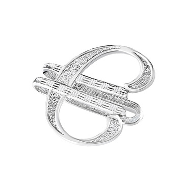 Серебряный зажим для купюр и банкнот 