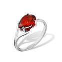 Кольцо,Серебро,с вставкой Корунд рубиновый Розовый цвета,РОССИЯ
