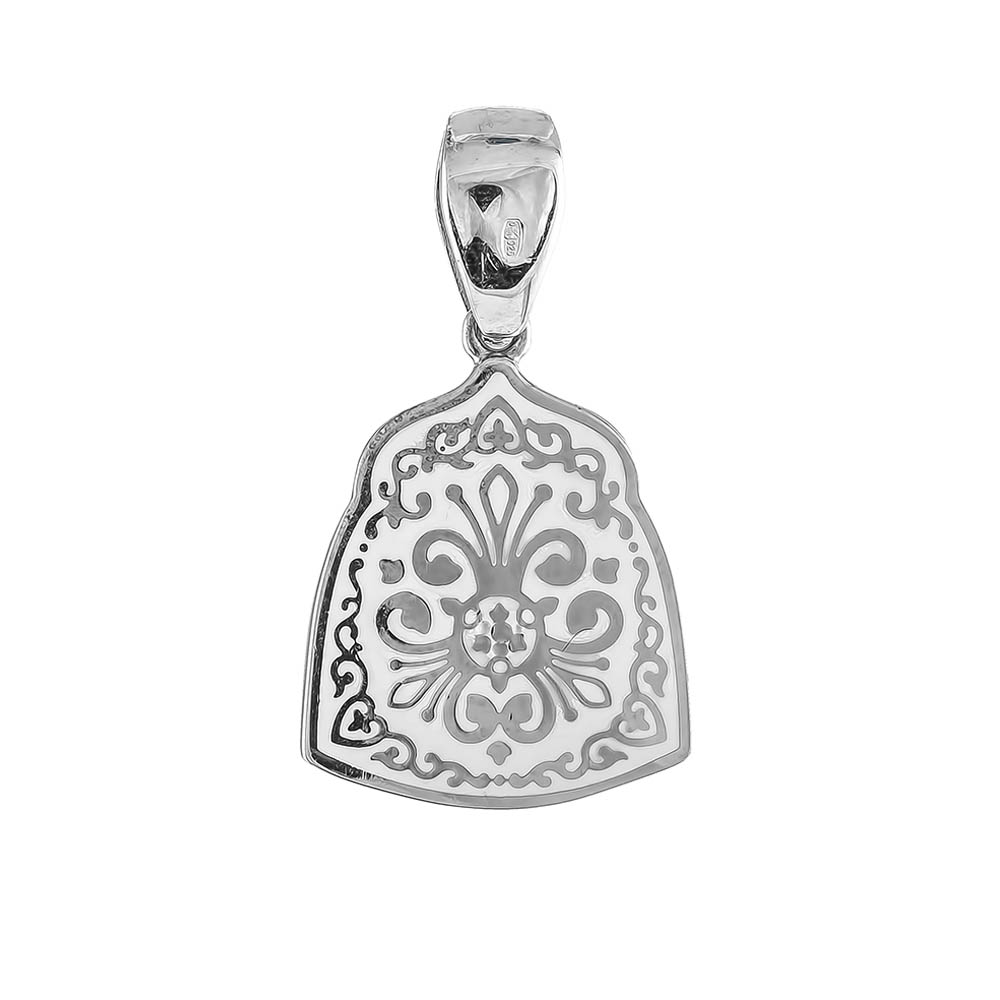 Подвеска,Кулон,Оберег,Нательная иконка,Нательный образок,Серебро,с вставкой Эмаль,УКРАИНА