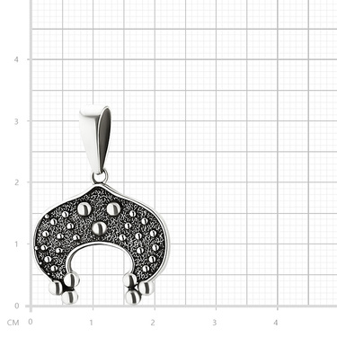 Серебряная подвеска 