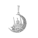 Серебряная подвеска  Подвеска,Кулон,Талисман,Амулет,Оберег,Серебро,с вставкой Фианит Белая цвета,РОССИЯ