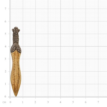 Серебряная подвеска меч Перуна, черный родий, позолота