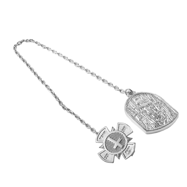 Серебряный ионизатор Молитва на воду, покрытие пробой 999