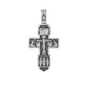 Крест,Подвеска,Оберег,Серебро,с вставкой Без вставок,РОССИЯ