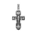Крест,Подвеска,Оберег,Серебро,с вставкой Без вставок,РОССИЯ
