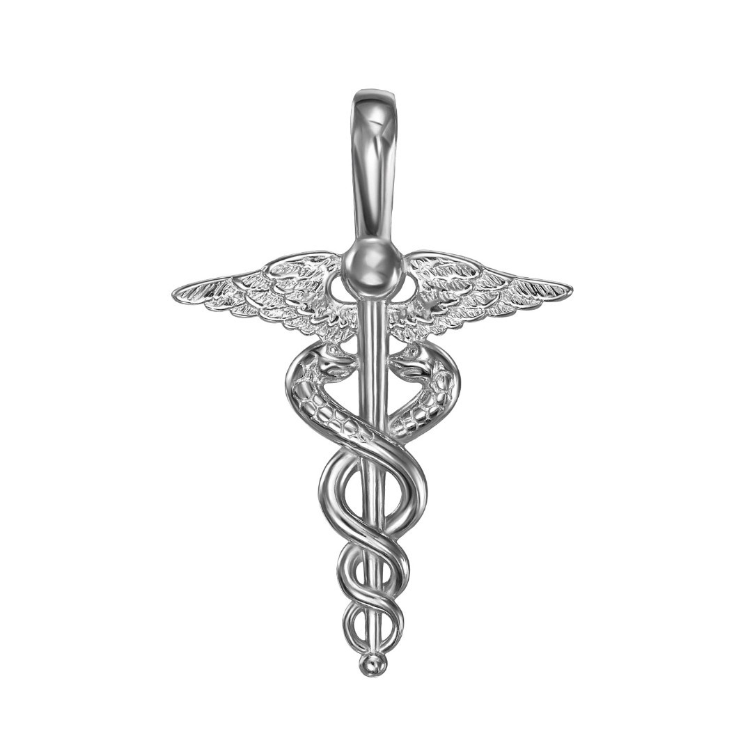 Серебряная подвеска Подвеска,Оберег,Серебро,с вставкой Без вставок,РОССИЯ