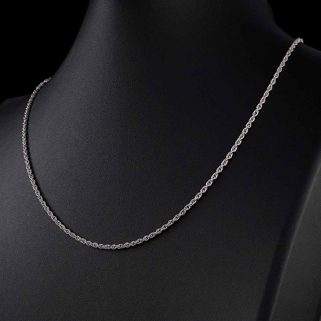 Цепочка на шею,Серебро,с замком Карабинный,РОССИЯ