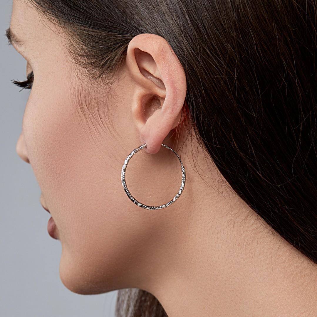 Серьги,Серебро,с вставкой Без вставок,с замком Конго,КИТАЙ