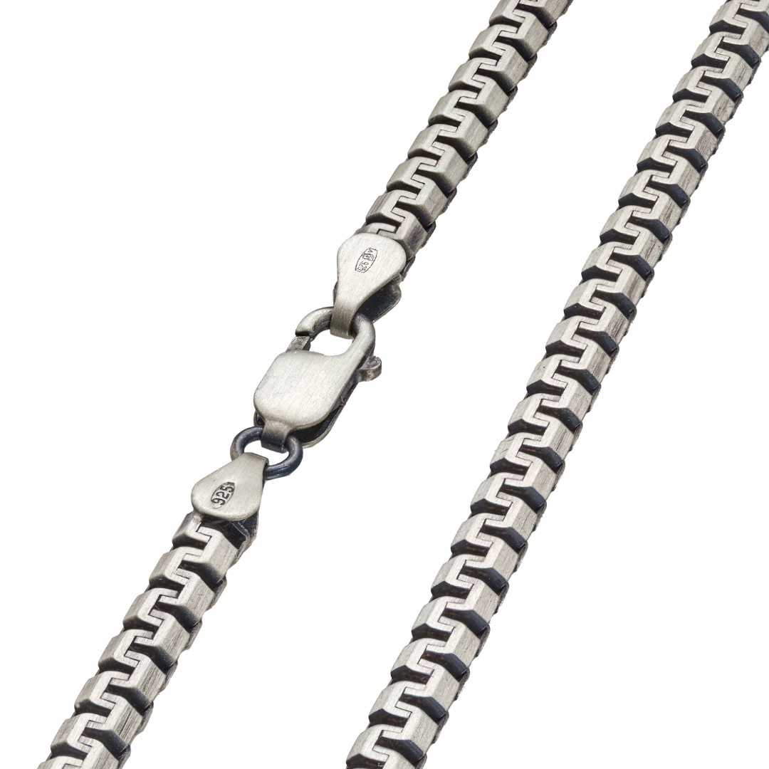 Цепочка на шею,Серебро,с вставкой Без вставок,с замком Карабинный,ИТАЛИЯ