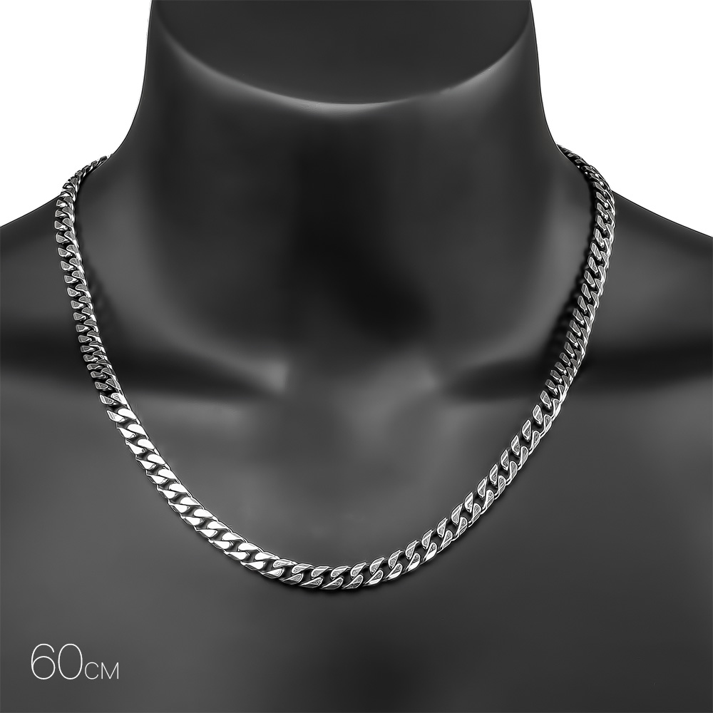 Цепочка на шею,Серебро,с вставкой Без вставок,с замком Карабинный,ИТАЛИЯ